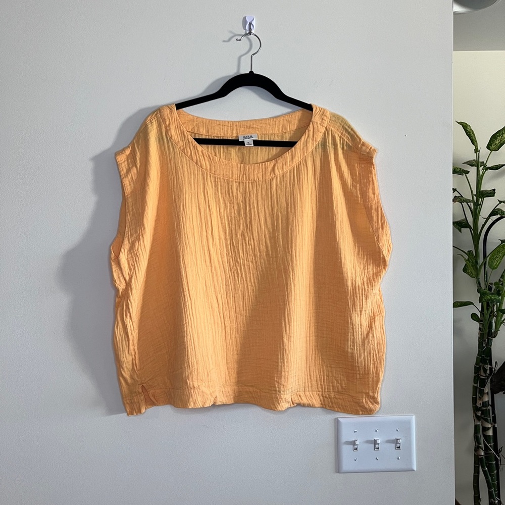 Yellow Sleeveless Top